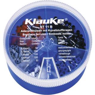 Klauke Dåse med isol. Terminalrør 0,5-2,5 mm², DIN 46228 del 4