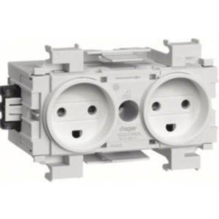 Hager Stikkontakt winsta 2x ecoline