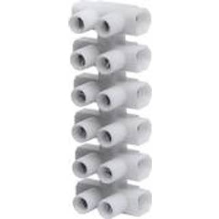 Koblingsliste, 6-polet 0,5-2,5 mm2, 4 st