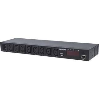Intellinet 163682 strømforsyningsenhed (PDU) 8 AC stikkontakt(er) Sort