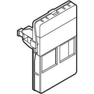 LK FUGA T3 lexcom 500 2XRJ45 hvid