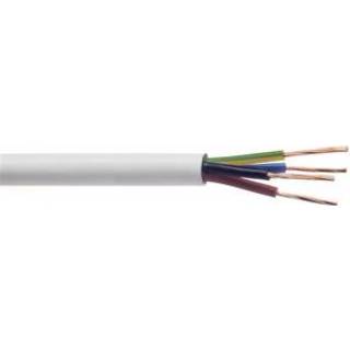 NKT Plastkappeledning PKAJ 5G1,5mm2. Hvid 50mtr. rg halogenfri