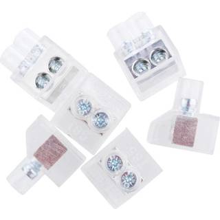 Samlemuffe dobbelt 2x5x1,5mm2 neutral 6-pak