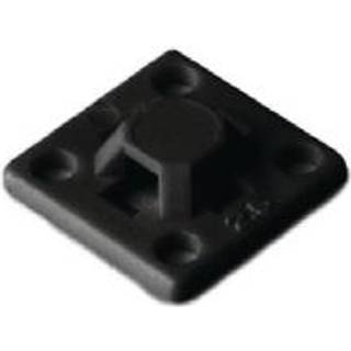 Hellermann Tyton MB3A Anker Selvklæbende, 19 x 19 mm Sort, pakke med 100