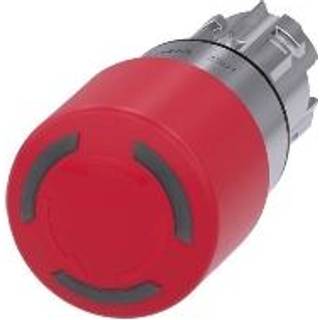 Siemens Nødstoptryk  belyst metal 33,8mm
