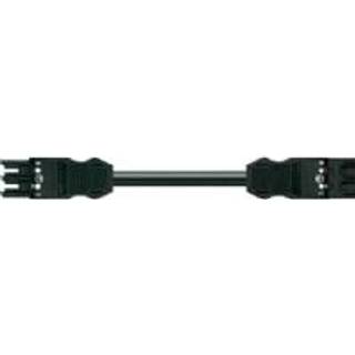 Mellemkabel 3G1,5 Sort Hf 3 Meter Wago