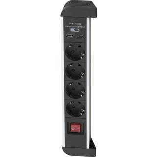 AIRAM Airam 4-vejs grenudtag + 2 USB 2441530