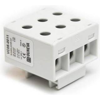 Ouneva Otl-isoleret universal klemme aluminium/kobber 3*(1,5-50) mm2 grå