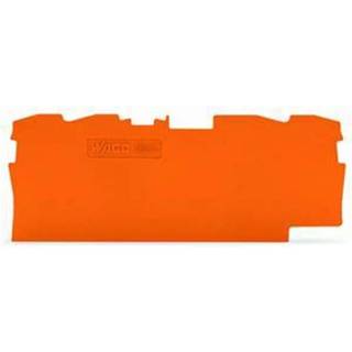 Wago Ende- og mellemplade 1 mm, orange