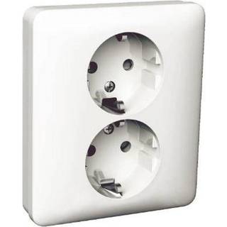 Schneider Electric Vægsokkel, WDE002996, 2-vejs, 50-pak.