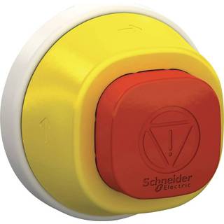 Schneider Nødstophoved firkantet m/led r 230v