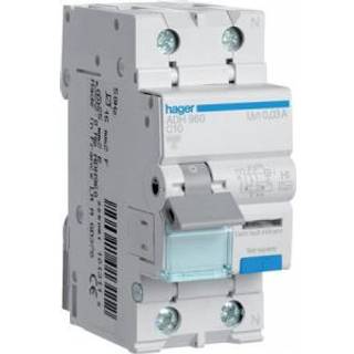 Hager Kombiafbyder c10/0,03/1P+n hi 6ka