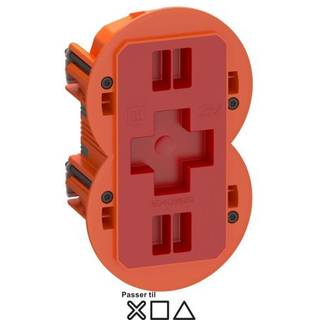 LK Fuga Air Slim Forfradåse 2 M Ip40 Vindtæt Orange - 504D35201L