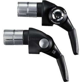 Shimano Dura Ace 2x11 speed skiftergreb til enkeltstarts/tri styr