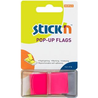 Stick'N Pop Up indexfaner 25x45mm rød