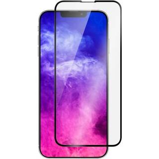 QDOS iPhone 13 Pro Max OptiGuard Curved Glass Skærmbeskyttelse - Case Friendly - Sort Kant