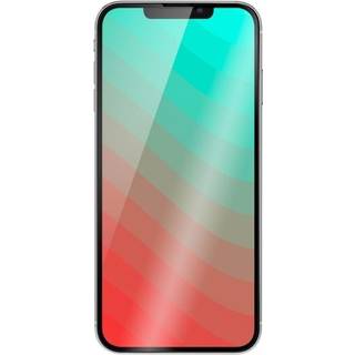 QDOS iPhone 13 / 13 Pro OptiGuard Curved Glass Skærmbeskyttelse - Case Friendly - Sort Kant