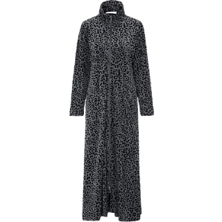 Velour, lang morgenkåbe