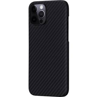 Pitaka iPhone 12 Pro Cover MagEZ Case Sort/Grå Twill