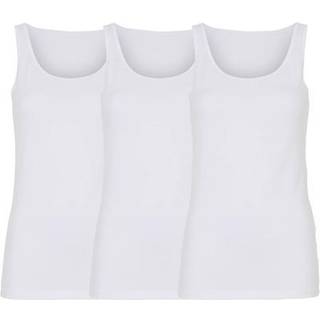 Decoy 3-pak Wide Strap Singlets - White - Medium