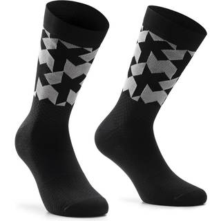 Assos Monogram EVO cykelstrømper sort - Skostørrelse 35-38