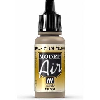 Vallejo Model Air 17Ml Yellow Brown [Levering: 1-2 dage]