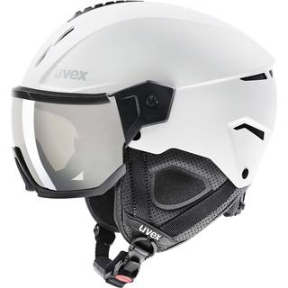 Uvex Instinct Visor, skihjelm med visir, hvid