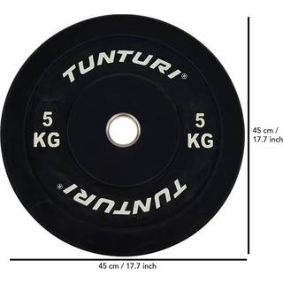 Bumpervægtskive 5 kg, Tunturi