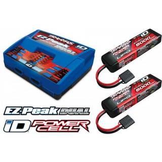 Kombo-pakke LiPo 11,1 x 2 + lader TRX2990gx
