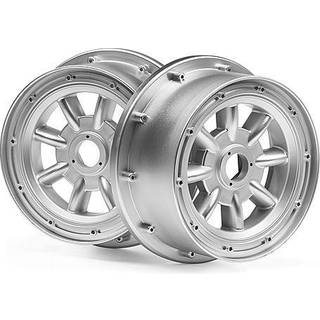 HPI - HP115765 - Ml-8 Wheel Silver front (120X60Mm/2Pcs)