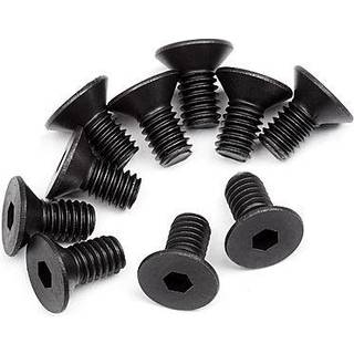 HPI Flat Head Screw M4X8Mm (Hex Socket/10Pcs)