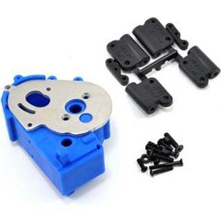RPM - 73615 - Blue Gearbox Housing and Rear Mounts for Traxxas 2wd Vehicles