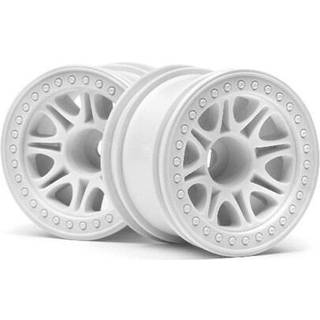 HPI - HP113339 - Split 8 Truck Wheel (White/2Pcs)