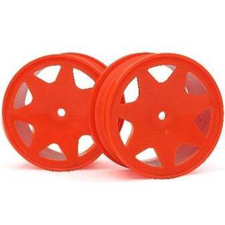 HPI - HP100622 - Ultra 7 Wheels Orange 30Mm (2Pcs