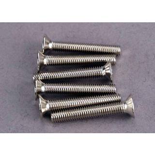 Traxxas 2590 Screws, 3x20mm countersunk machine screws (6)