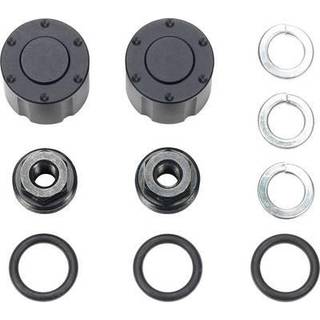 Hub Nuts for Dual Wheels (Black/2pcs.)