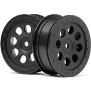 HPI St-8 Wheel Black (0Mm Offset/2Pcs)