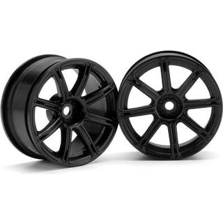 HPI - HP3306 - Work Emotion Xc8 Wheel 26Mm Black (3Mm Offset)