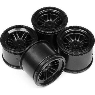 HPI - HP102824 - Ft01 Wheel Set (Black/Front 2Pcs/Rear 2Pcs)