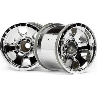 HPI - HP106722 - Warlock Wheel Chrome (2.2In/2Pcs)