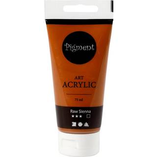 Art Akrylmaling, halvblank, dækkende, raw sienna, 75 ml/ 1 fl.