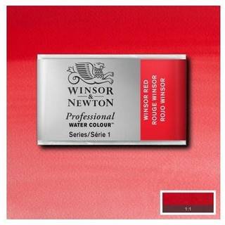 Winsor & Newton Professional akvarelfarve 1/1 pan Winsor Red 726
