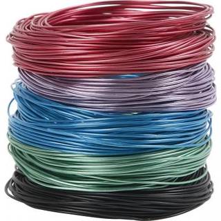 Bonzaitråd 1,5 mm - Ass. Farver, 20 m i alt