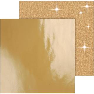 Eksklusivt Guld Designpapir 30,5x30,5 cm - 2 ark