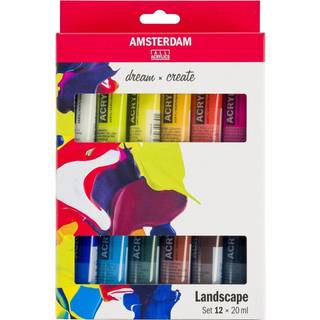 Amsterdam Acrylics Landscape Set - 12 x 20 ml