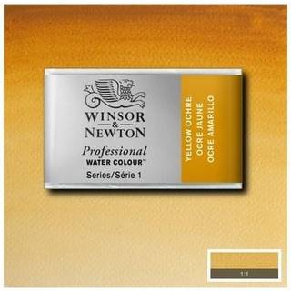 Winsor & Newton Professional akvarelfarve 1/1 pan Yellow Ochre 744