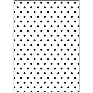 Prægeskabelon Polka Prikker 13x18,5 cm - 1 stk.
