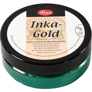 Inka Gold Emerald 50ml - Metallisk Cremevoks til Kunst