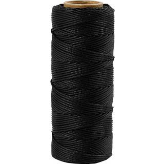 Bambussnor 1 mm - Sort, 65 m til kreative projekter