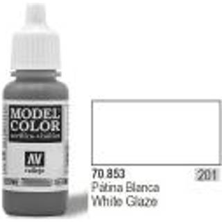 Vallejo Model Color 17Ml White Glaze [Levering: 1-2 dage]